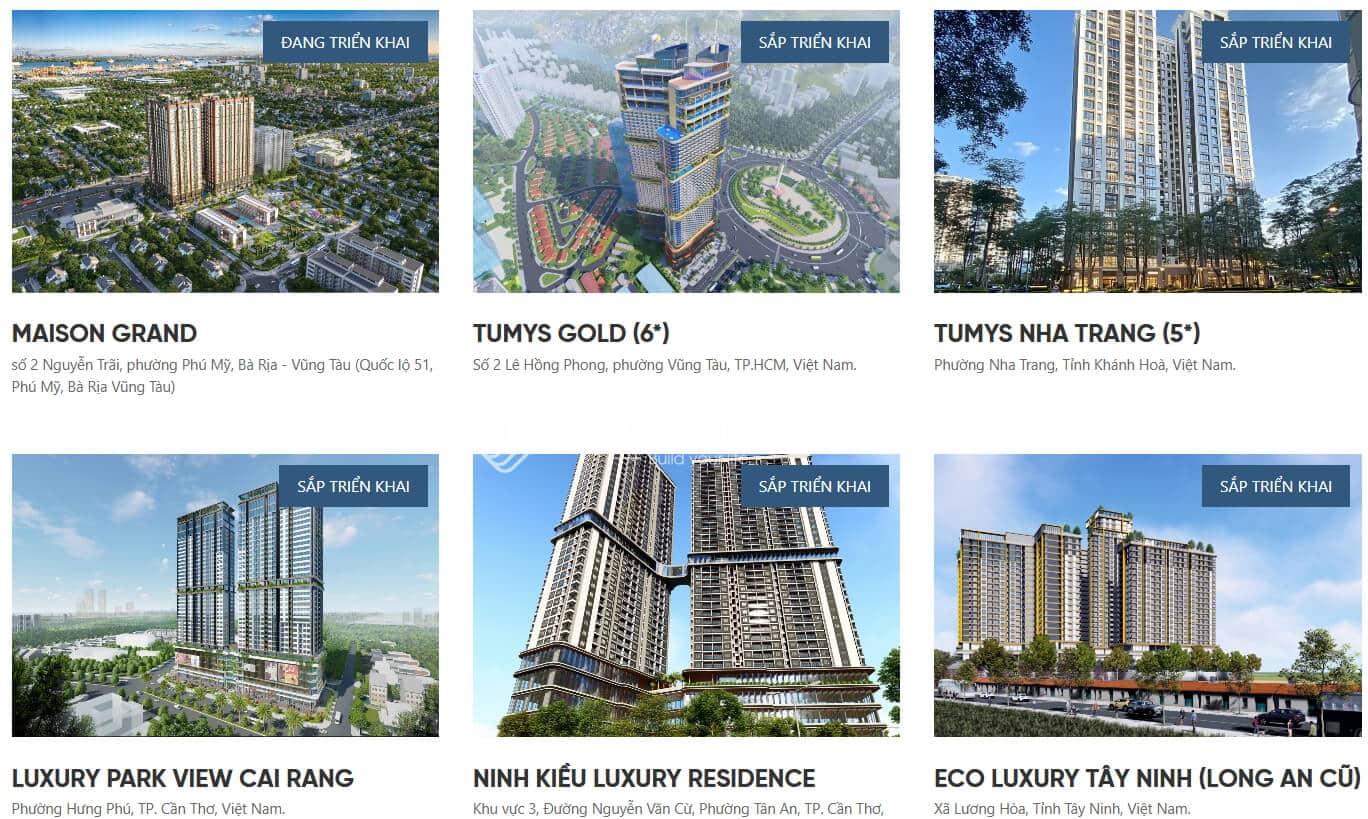 CHỦ ĐẦU TƯ DỰ ÁN TUMYS GOLD VŨNG TÀU